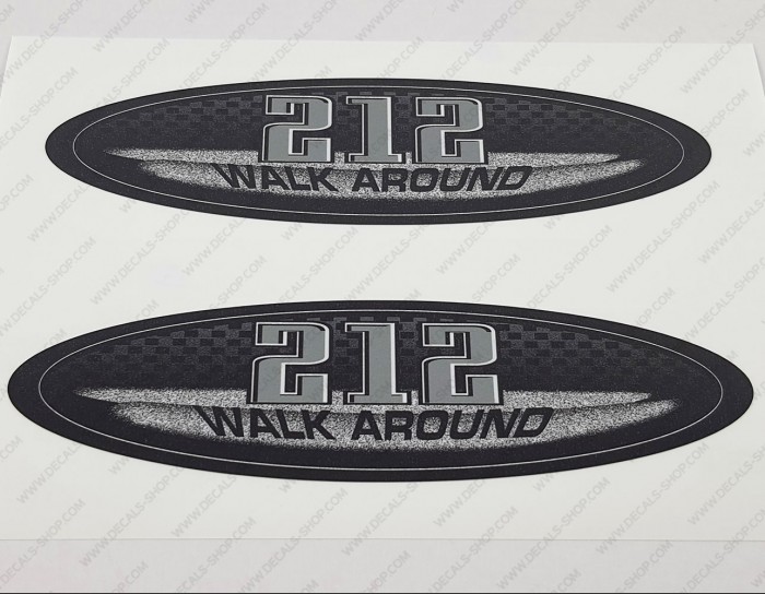 Hydra-Sports 212 Walk Around 2002 Boat Oval Decal Set of 2 x 7.7"